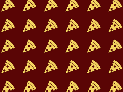 Pizza pattern icon illustration logo vector