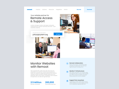 Remoot Landing Page app design homepage landing design landing page landing page design landing page ui ui uidesign ux