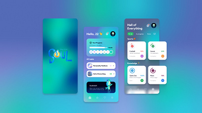 Soul App | What if the movie Soul were an app? animation disney pixar soul ui ux uxui