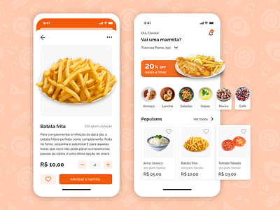 Monbox Marmitaria: Food Delivery App app brazil delivery design food marmitaria restaurant ui ux