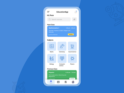 Educational App adobexd android design design trend designer education app education ui educational app illustration ios ui ui ux uidesign uidesigns uiux