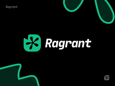 Logo Design - Ragrant brand brand design brand identity branding branding design chat clean grant icon logo logo design logotype minimal star