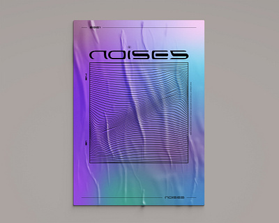 Noises creative creative design line art lines poster poster design wave poster waves