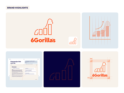 6Gorillas - Logo design 2025 brand brandidentity data gorilla logo