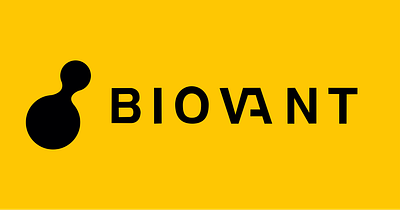 BIOVANT design graphic design logo yellow