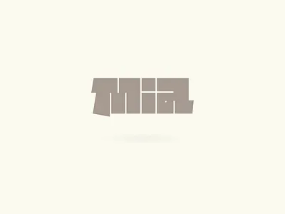 Mia design font lettering letters logo mia type typeface typography