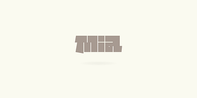 Mia design font lettering letters logo mia type typeface typography