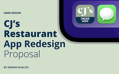 Restaurant App Re-Design - Cj's app branding design designer figma interaction design product design prototype restaurant service design ui ui designer ux wireframes