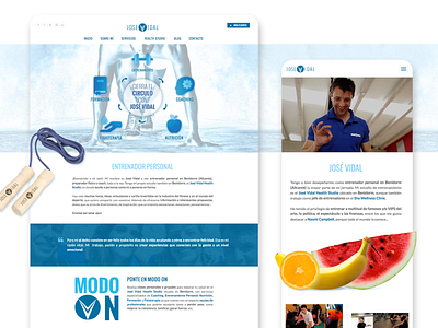 Personal Trainer Web personal trainer personaltrainer ui uiux ux web website website design