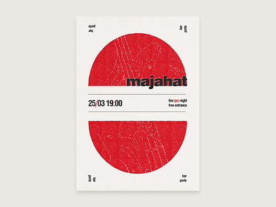 Majahat Poster poster design simple