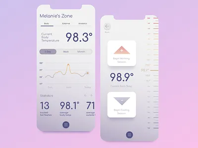 Health Tracking App Screens app app design health app health care ui uidesign