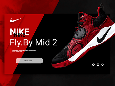 Web Nike design ui web