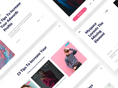 Explore personal web style 品牌 图形元素 推广 版式设计 网络 网页设计 风格探索