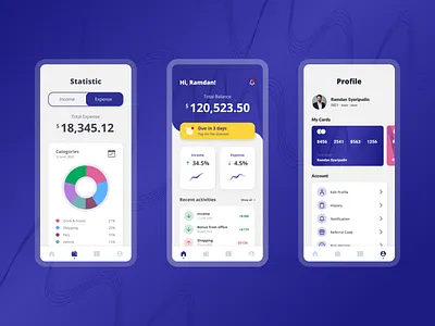 Recording of Financial Income and Expenditure - Exploration dailyui design inspiration expenditure expense exploration financial income mobile ui recording