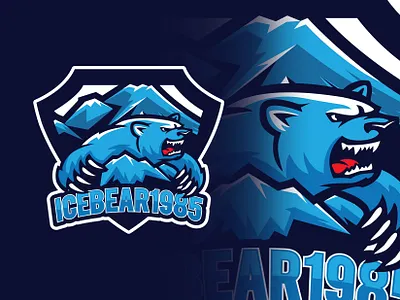 Icebear Mascot Logo Design cartoon gaming mascot logo ice bear mascot mascot character mascot design mascot logo mascot logo design mascot logos mascotlogo