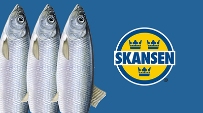 Skansen logo fish logo