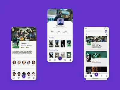 The Movie Diary (Shot 2) app app design design ui ux