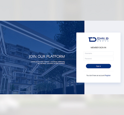 Thai-D branding design ui ux web