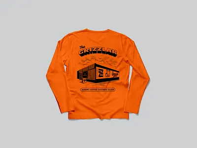 The Grizzlar Team Jersey alberta brand building coffee coffee shop design diy edmonton illustraion merch merchandise orange punk records roaster yeg