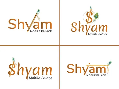 Shyam Logo Design app design flat icon illustration logo mockup typography ui ux vector