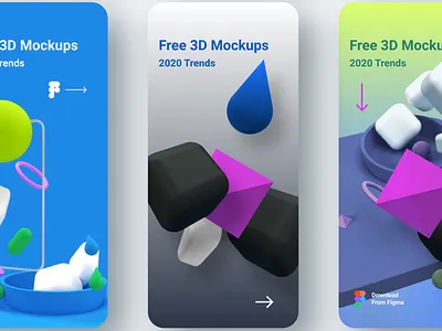 Figma 3D No 4 design illustration ui vector