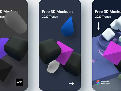 Figma 3D Design 2 design illustration ui vector