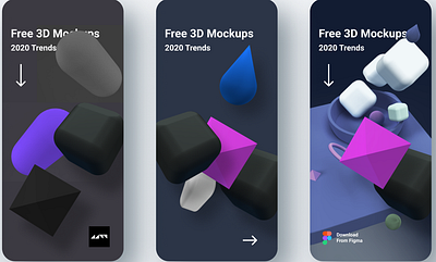 Figma 3D Design 2 design illustration ui vector