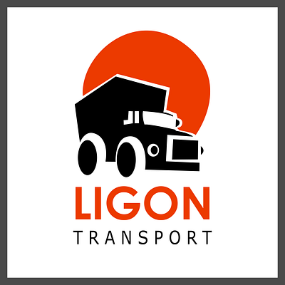 Ligon Transport app appicon art design digital art icon illustration inkscape logo minimal ui vector vector art