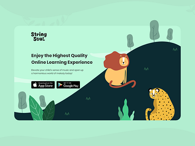 String Soul application design illustration ui