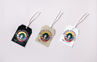 Before Stepping Out logo design branding design fashion fashion brand icon illustration logo mockup ui vector