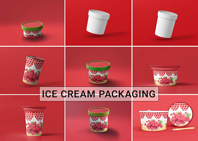 Ice cream mockup Collection design design template designs illustration latest 2020 menu menu design menu design template psd psd mockup web