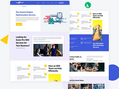 Marketing Agency Website | SEO Page | Service design | UI UX Web adobe illustrator adobe photoshop adobe xd agency branding dashboard design flat graphics illustrator landing page design marketing site minimal template design typography ui ux website website design