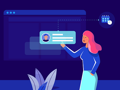job applicant tracking system 2 adobe banner design flat illustration guides illustrator job application jotform