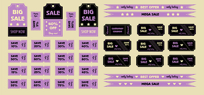 Discount cards, coupons design discount cards discount coupons discounts sales vector