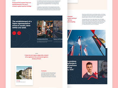 Page Exploration - Burgenstock agency design homepage illustration landing landing page typography ui web website