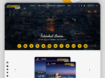 istanbulkart Web UI UX design ui design ux design