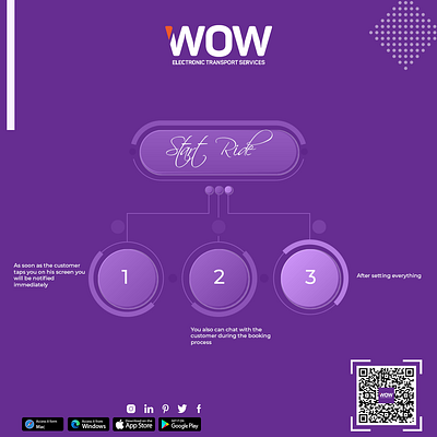 WOW Leader - Earn Money Through Driving app design illustration logo services taxi taxi app transport app wow