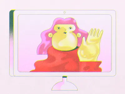 spot illustration 2 character character design design illustration shapes