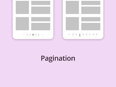 DailyUI Challenge 085 - Pagination daily 100 challenge dailyui dailyui 085 dailyuichallenge mobile design mobile ui pagination ui ui design web design webdesign