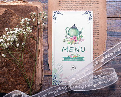 Cafe Rosa/ Menu adobe photoshop cafe cafemenu cafeteria coffee design flower food and drink graphicdesign logo menu mockup rosa tea