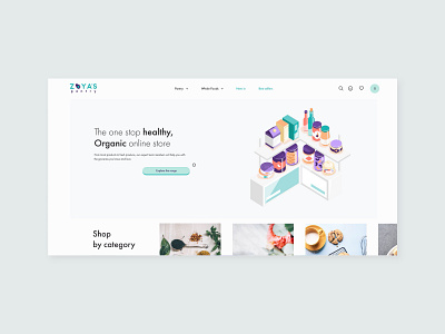 Zoyas Pantry Ecommerce Website branding design illustration layout logo ui uiux ux web design website