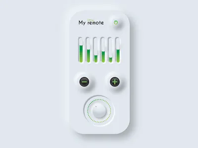 remote design neumorphic neumorphic design neumorphism remote