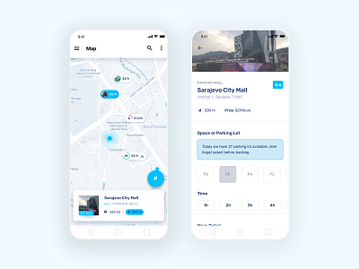 Parking App design parking parking app parking lot ui ui design uiux ux