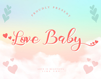 Love Baby art design font fontandroid fontdesign fonts fontstyle fonty graphicdesign handlettering handwritten lettering popularfont trendingfont type typedesign typeface typography typographydesign weddingfont