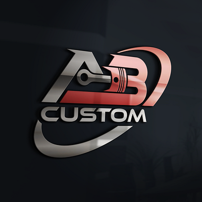 A B Custom Logo branding creative ecommerce fiverr fiverr.com fiverrgigs graphic design logo designer minimalist modern