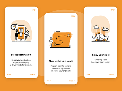 DailyUI 023 - Onboarding app app design dailyui design minimal mobile onboarding onboarding screens onboarding ui ui design ux vector