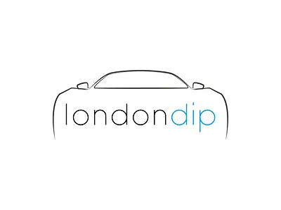 london dip car wrapping design logo vector