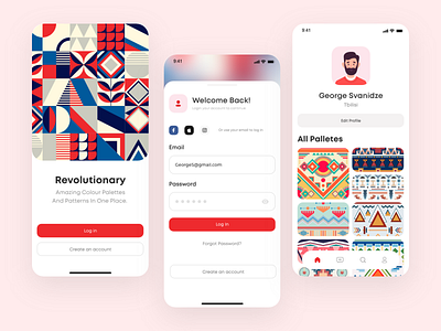 App Concept UI adobe xd app application branding color pallet colors georgia mobile mobile app mobile design mobile ui tbilisi typography ui ui design ux ux design web web concept web design