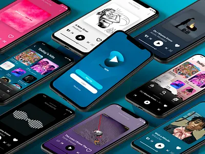 Music Player App UI • Cover design mobile mobile app music music app music player ui ui design ux ux design