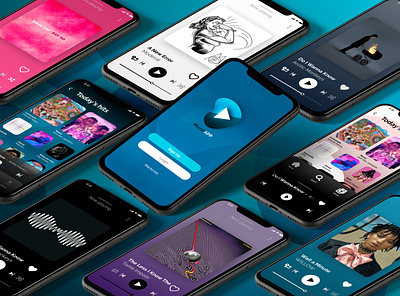 Music Player App UI • Cover design mobile mobile app music music app music player ui ui design ux ux design